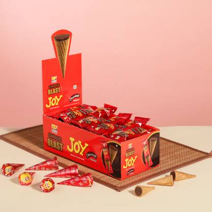 Pure Temptation Chocoblast - Joy Chocolate Filled Mini Cones - Birthday Gift Box | Cone Bites