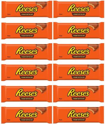 Reese's 3 Peanut Butter Cup Coated With Delicious Creamy Milk Chocolate Crunchy & Smooth Bites