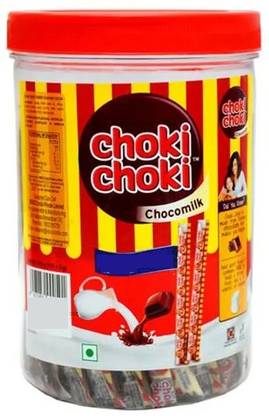 Choki Choki Chocomilk Duo, (115 pcs x 5 g each) Fudges