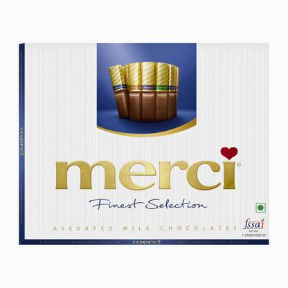 storck Merci Finest Selection Assorted Milk Chocolates Bars