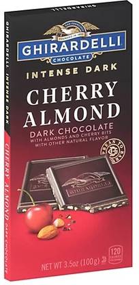 Ghirardelli Intense Dark Chocolate Cherry Almond Bits Bars