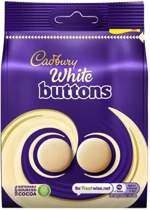 Cadbury White Buttons Chocolate Bag Bites