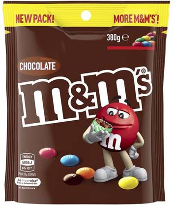 m&m's Chocolate Pieces Of Milk Chocolate Covered In Crisp Shell Bites