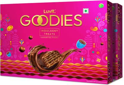LuvIt Goodies Chocolates Treat Gift Pack | For Birthday, Rakhi, Diwali Occasions | Truffles