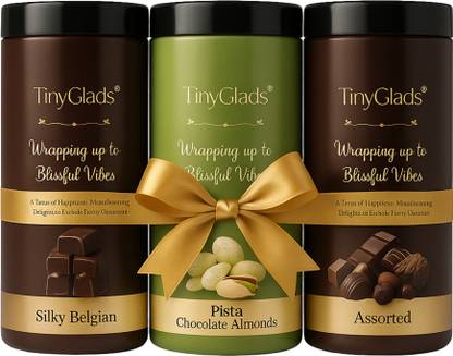TinyGlads Premium Chocolate Jars | Festive, Birthday & Diwali Gift Truffles, Bites