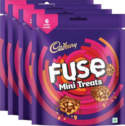 Cadbury Fuse Peanut & Caramel Filled Mini Treats Chocolate Bites