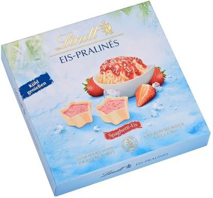 LINDT Spaghetti Eis Pralines Ice Cream Chocolates Without Alcohol Chocolate Gift Bites