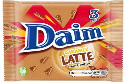 Mondelez International Daim Caramel Latte Limited Edition Bars
