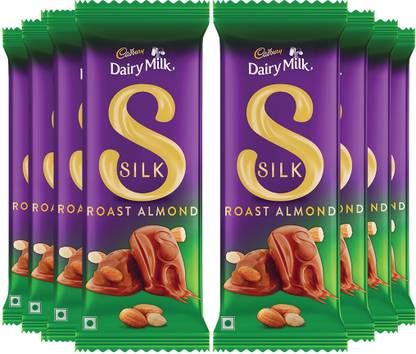 Cadbury Dairy Milk Silk Roast Almond Chocolate Bars