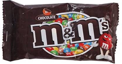 M&M Milk Chocolate Gems 45gm (Pack of 24 X 45gm Each) Imported. Bites