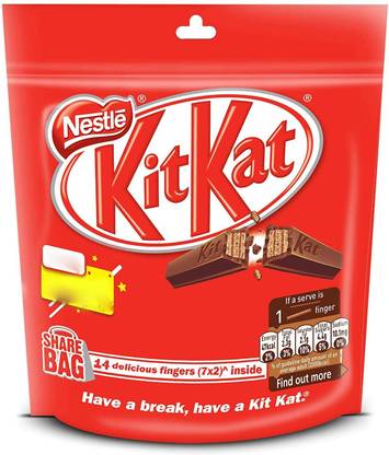 NESTLE Kitkat Chocolate Finger Wafer Bar Share Bag Bars Bars