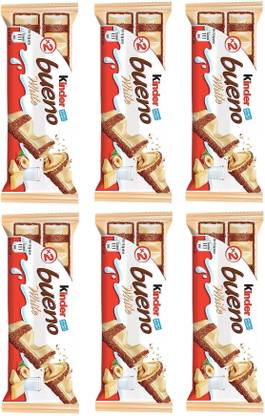 Kinder Crunchy Bar Is Covered With White Chocolate & Decorated With Crunchy Cocoa Bars