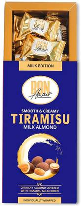 Sapphire Bon Amour Tiramisu Almonds Milk Chocolate I Chocolates with Nuts Truffles
