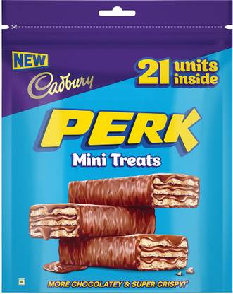 Cadbury Perk Mini Treats Chocolate Coated Wafers Bars