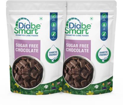 DiabeSmart Diabetic Dark Chocolate Bites| Sugar Free Naturally Sweetened Healthy Chocolate Bites