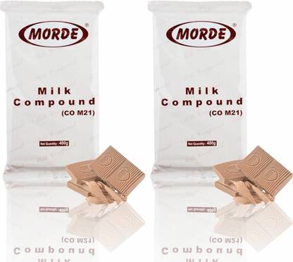 Morde Milk Chocolate Compound Slab (Pack of 2) Bars