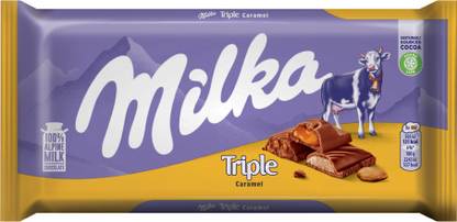 milka Triple Caramel Chocolate Bars
