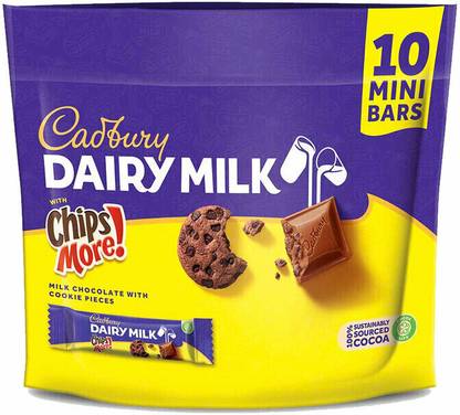 Cadbury Dairy Milk With Chips More Chocolate Chip Cookies Bites