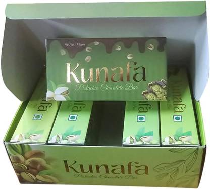 kunafa Pistachio Chocolate Bar | Traditional Middle Eastern Chocolate Bars