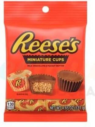 Reese's Miniature Cups Milk Chocolate Peanut Butter Bites