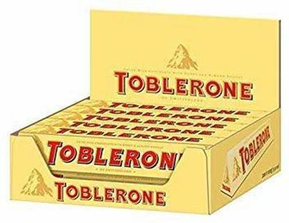 Toblerone Swiss Milk Chocolate 100g (Pack Of 20) Bars