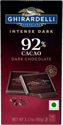 Ghirardelli 92% Intense Dark chocolate 90g Bars