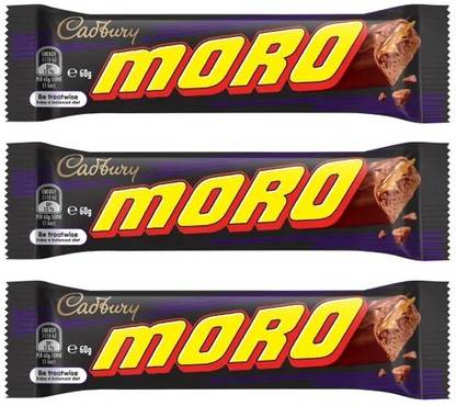 Cadbury Moro Nougat and Caramel Coated In Milk Chocolate Fully Charged Taste Bars