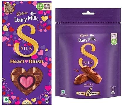 Cadbury Dairy Milk Silk Chocolate Bar & Dairy Milk Silk Minis Chocolate Bars