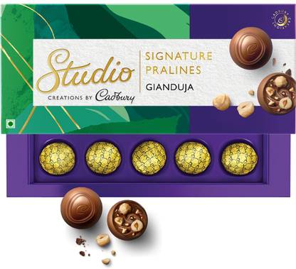 Cadbury Studio Signature Pralines Gianduja Hazelnut Chocolate Gift Pack Truffles