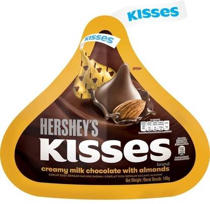 HERSHEY'S Kisses Milk With Almond Truffles