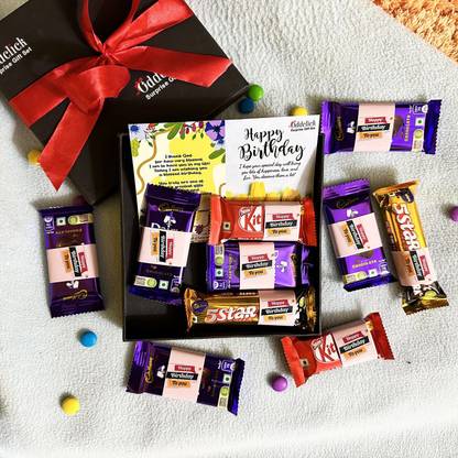 OddClick Happy Birthday To You special gift 10 pcs Chocolate Gift Box Truffles