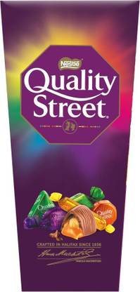 NESTLE Quality Street Assorted Flavour Milk, Dark Chocolate & Toffees New Flavour (UK) Bites