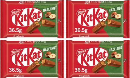 NESTLE Kitkat Hazelnut 4 Finger Chocolate Bars