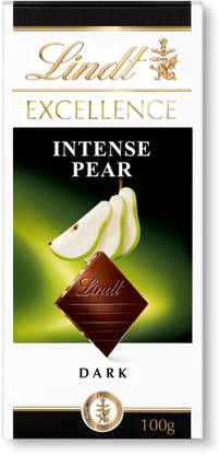 LINDT Excellence Intense Pear With Delicate Almond Slices (IMPORTED FROM SWEDEN) Bars