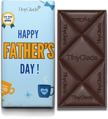 TinyGlads Father’s Day Chocolate Gift Bar | Surprise Gift for Father Bars