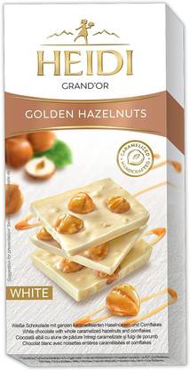 Heidi Chocolate With Caramelized Hazelnut &Cornflakes, Veg Swiss-100g- Pack of 2 Bars