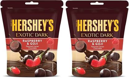 HERSHEY'S Exotic Dark Raspberry & Goji Chocolate Bars