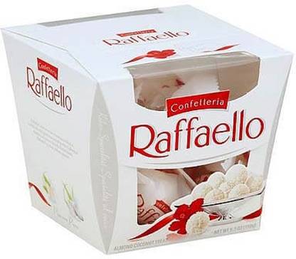Raffaello Harmonious Blend Of Fine Coconut Flakes & Whole White Almond Truffles
