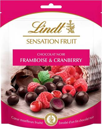 LINDT Sensation Fruit Raspberry & Cranberry Truffles