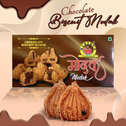 Murthy's Delicious Chocolate Biscuits Modak | Ganesh Chaturthi | Choconut Modak Sweets Bites