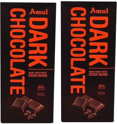 Amul DARK CHOCOLATE MADE FROM BEANS Bars