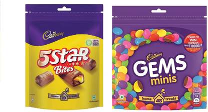 Cadbury GEMS +5 STAR Bars
