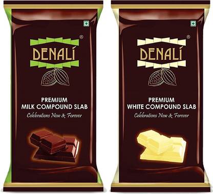 Denali Premium Milk & White Compound Slab Bars