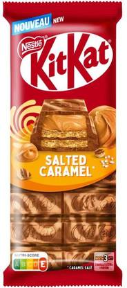 Nestle Kitkat salted caramel | Crispy Wafer Finger with Caramel Flavour Milk Chocolate Bars