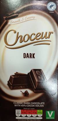 Choceur Dark ( Classic Dark Chocolate With 45% Cocoa Solids ) Bars