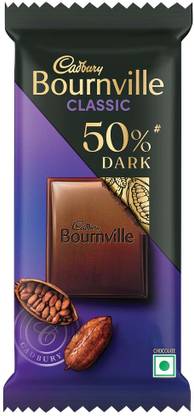 Cadbury Bournville Rich Cocoa 50% Dark Chocolate Bars