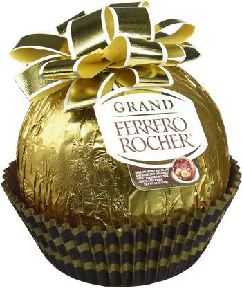 FERRERO ROCHER Grand Milk Chocolate With Hazelnut Celebrate The Moment (Gift Rocher) Bites