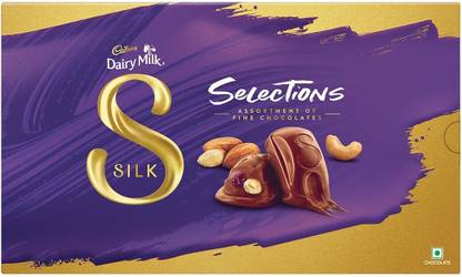 Cadbury Dairy Milk Silk SELECTIONS ASSORTMENT OF FINE CHOCOLATES Bars