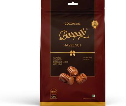 BARQUILLO Hazelnut Premium Chocolate Truffle with Pure Cocoa Bites