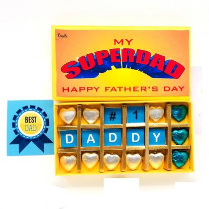 Expelite Fathers day - My superman 18 Chocolate gift box Bars